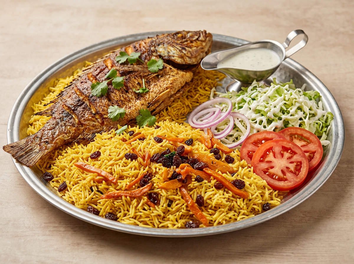 Big Fish with Rice