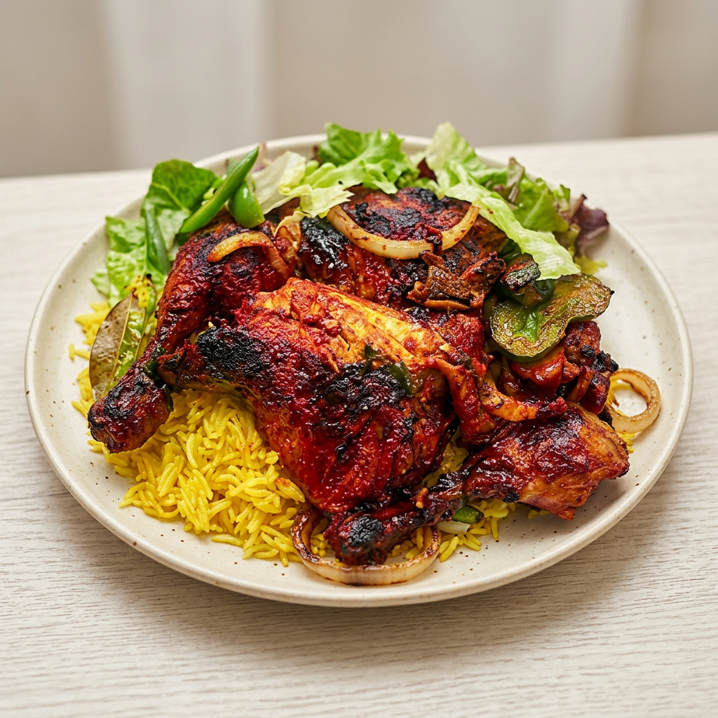 2pc Grilled Chicken Leg Quarter with Rice