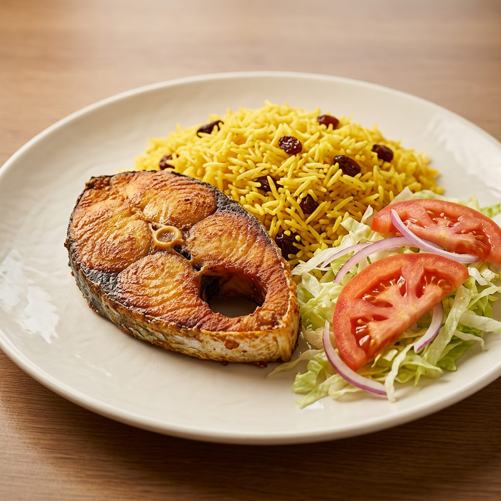 King Fish with Rice or Pasta